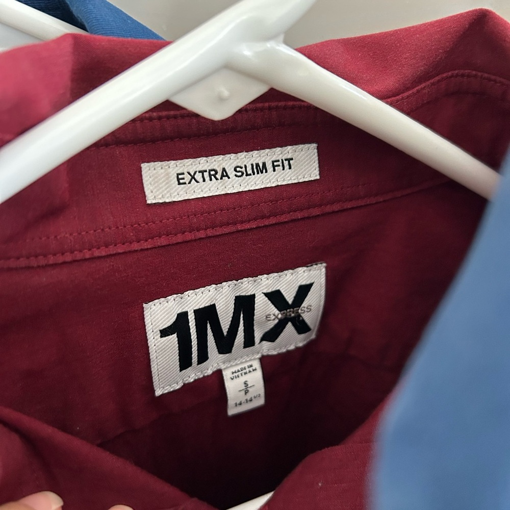 Lot of 1MX Express Extra Slim Fit, Fitted, Modern Fit Dress Shirts Button Upđź‘• - Picture 5 of 6